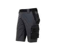 Pantalone da lavoro corto bermuda in tessuto U-4 con tasche Asphalt Grey MERCURY U-Power