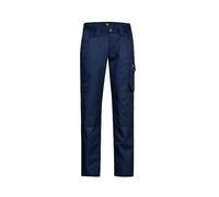 Diadora Pantaloni da lavoro Utility Rock Light Cotton estivi 100% cotone twill Carbon/Blu Navy XL