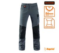 KAPRIOL Tenere PRO Trousers Grey/Black L Pantaloni Casual, Grigio e Nero, L Unisex-Adulto