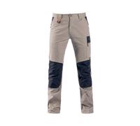 Pantalone da Lavoro Lungo Elasticizzati in Cotone Teneré Pro - Kapriol - Colore: Beige, Taglie: L
