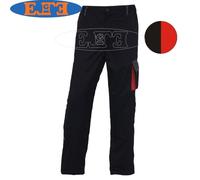 PANTALONE DA LAVORO PANOPLY - DELTA PLUS D-MACH NERO/ROSSO