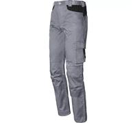 Pantalone da lavoro STRETCH ISSALINE colore GRIGIO/NERO 8731B OFFERTA EDILIZIA