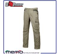 PANTALONE da lavoro Uomo Multitasche 4 Stagioni estivi Cargo Neri U POWER cotone