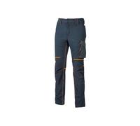 U-POWER WORLD Pantalone Lungo elasticizzato - M - DEEP BLUE