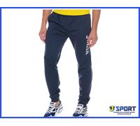Pantalone di Tuta JOMA da Uomo per Calcio Palestra Ginnastica Sport Blu Nero M L