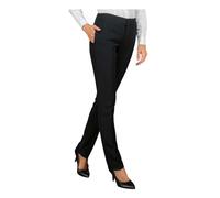 Pantalone Donna Capri Nero Elasticizzato con Zip per Hostes Isacco