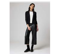 Pantalone donna capri palazzo finta pelle 4872 JADEA Nero New Collection