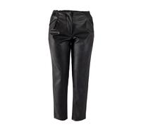 Pantalone Donna Casual in Pelle Sintetica con Tasche America Made in Italy 0950 Nero L