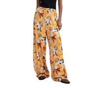 Desigual - Wide Pantaloni - - Trousers - Donna - Giallo - S