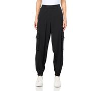 Pantalone Donna Guess Cargo a Vita Media Nero E25GU33 V4YB06WG982 M