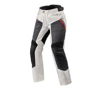 Revit Tornado 4 H2O impermeabile Pantaloni tessili da moto da donna, nero-argento, taglia 40 per donne