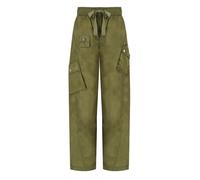 PANTALONE DUCHESSE VERDE GANNI 34 IT