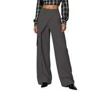 Pantalone E Camicia Donna Elegante a Neve Strappati E Baggy Larga Straight Moda Allenamento Paillettes Saldi off Idrorepellenti Orientali Floreali Slouchy sotto Femminili Ocra