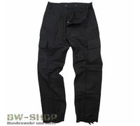 PANTALONE ESERCITO TEDESCO ORIGINALE NERO NUOVO BW PANTALONI DA CAMPO...