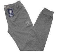 PANTALONE FELPA UOMO M L XL XXL 3XL PRIMAVERA CON MOLLA polsino GRIGIO scuro