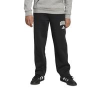 Pantalone felpato bambino e ragazzo Adidas JM1538 nero-bianco