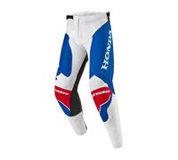 Alpinestars Honda Racer Iconic Pantaloni Motocross, bianco/blu/rosso, Taglia 30