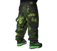 Pantalone in gabardina The blueskin New Reflective Dyed baggy hip hop bsj92