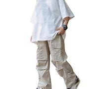 Pantalone Jeans da Bambini e Ragazzo,Abbigliamento Teenager Ragazzi Larghi per Y2K Streetwear a Gamba Larga Pantaloni Leggeri con vestibilità 2025 di Base Casual 3-15 Anni