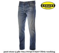 Pantalone jeans denim 5 tasche stone washed PANT STONE 5 PKT Diadora 170750