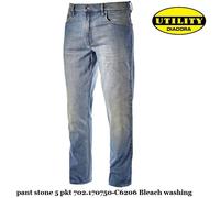 Pantalone jeans denim 5 tasche stone washed PANT STONE 5 PKT Diadora 170750