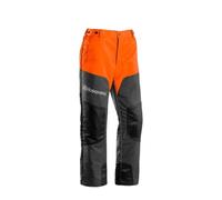 Husqvarna Pantalone protettivo antitaglio adatto all'utilizzo della motosega EN381 classe 1 (20 m/s), arancione grigio TG. 50