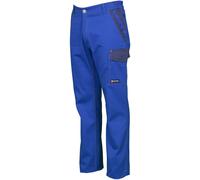 PAYPER Canyon Pantalone Unisex da Uomo Donna multistagione Lavoro con Tasche Laterali Chiusura Zip 100% Cotone Alta visibilità Taglie Forti Blu Navy Royal Smoke Nero (XXS, Blu Royal/Blu Navy)