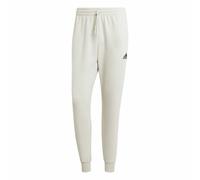 Pantalone Lungo Sportivo Adidas Essentials Fleece Regular Tapered Bianco