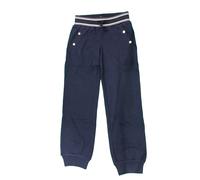 Pantalone lungo tuta da bambina blu Freddy elastico molla casual moda tasche