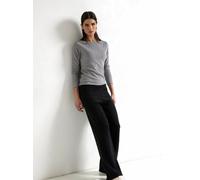 Pantalone morbido in maglia a coste 4873 JADEA