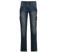 Pantalone pantaloni jeans elasticizzati da lavoro DIADORA STONE CARGO denim blu