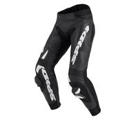 Spidi RR Pro Warrior, pantaloni in pelle 54 male Nero/Bianco