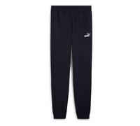 Puma Pantaloni in felpa con logo Essentials N. 1 da uomo navy blue