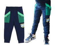 PANTALONE RAGAZZI NIKE 86J846 U90 BLU COTONE FELPATO