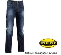 Pantalone STONE Diadora Utility denim strech 5 tasche tasca portamartello-159590