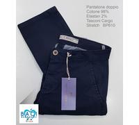 Pantalone Tasconi Baci & Abbracci doppio cotone Col. Verde Blu Mis: Da 46 a 58