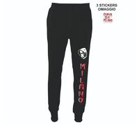 Pantalone tuta felpato CURVA SUD MILANO italia calcio ULTRAS +3stickers omaggio