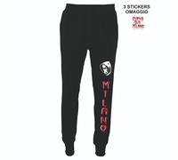Pantalone tuta felpato CURVA SUD MILANO italia calcio ULTRAS +3stickers omaggio