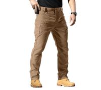 Pantalone Tuta Uomo Cotone Pantaloni da Lavoro Uomo Multiple Tasconi Pantalonis Softshell Casual Leggeri da per Campeggio Ed Escursionismo Sportivi Elastico Trekking Giardiniere Pantalone