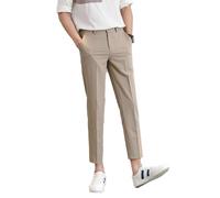 Pantalone tuta uomo taglio dritto casual per tutte le stagioni lunghezza nove pu