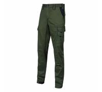 U Power ST211DG Linea Smart Modello Bello Pantaloni da Lavoro, 98% Cotone/2% Spandex, Dark Green, M Dimensione