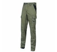 U-Power Pantaloni da lavoro Guapo Slim Fit Uomo elasticizzati con ginocchiera Desert
