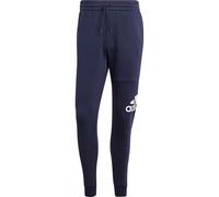 Pantalone Uomo Adidas Essentials Fleece Tapered Cuff Big Logo IJ6481 Blu
