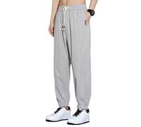 Pantalone Uomo Allenamento Vestibilità Larga Felpa Ideale per Appassionati di E