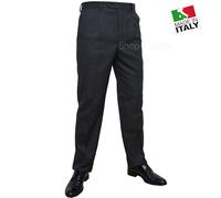 Pantalone Uomo Classico Misto Lana Calibrato Dispari Oversize Tasca America Vigo
