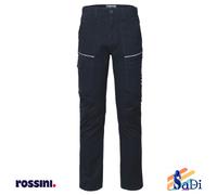 PANTALONE UOMO DA LAVORO ROSSINI R-STRETCH 100% COTONE MULTITASCHE MULTISTAGIONE