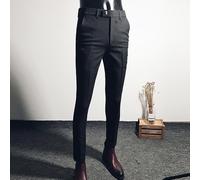 Pantalone Uomo Elasticizzato Slim Fit Adatto per Abbigliamento Business Formale