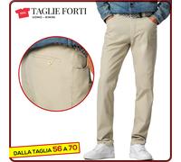 pantalone uomo estivo classico cotone elasticizzato Meyer taglie forti grandi