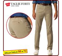 pantalone uomo estivo classico cotone elasticizzato Meyer taglie forti grandi