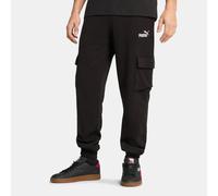PUMA Pantaloni Cargo Essentials con Logo N. 1 da Uomo M, Black